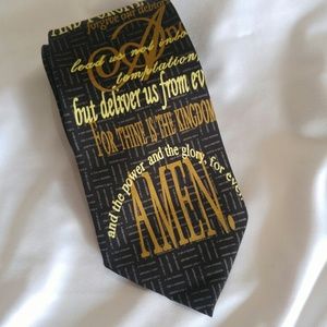Lord's Prayer Men's Tie